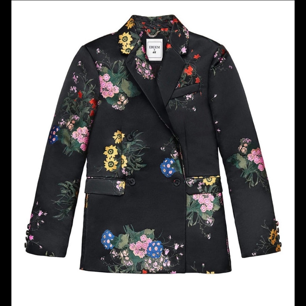 ERDEM Multicolor Floral Women's Blazer